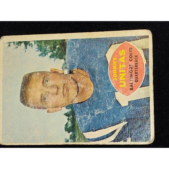 1966 &1967 Johnny  Unitas Philadelphia Football Cards - Picture 3 of 6